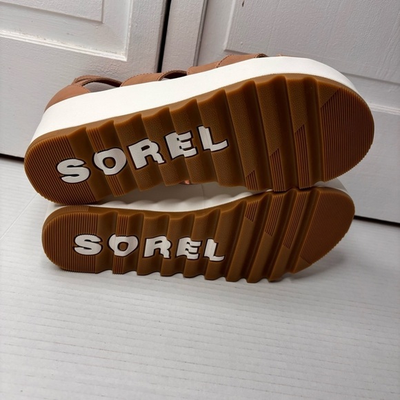 SOREL Cameron Flatform Lace-Up Wedge Sandals Size 8.5 - Picture 7 of 7